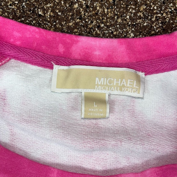 3/$15. Micheal Kors tie dye sweatshirt L - Picture 5 of 6